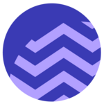 Purple icon with light purple lines